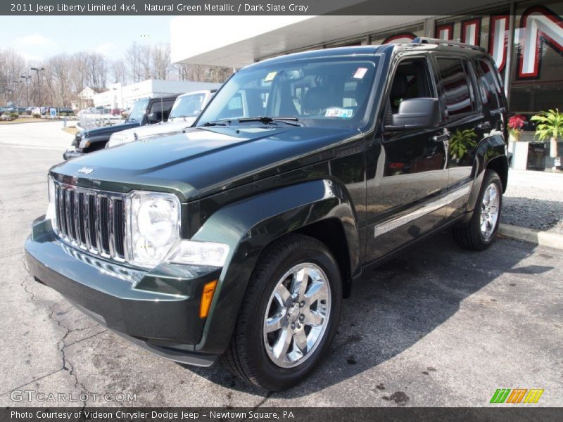 Natural Green Metallic / Dark Slate Gray 2011 Jeep Liberty Limited 4x4