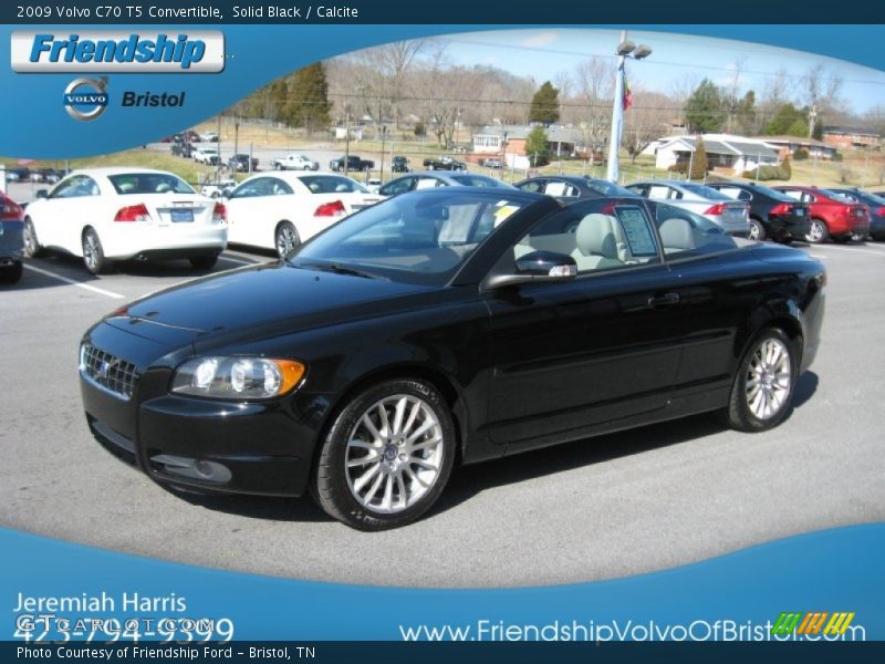 Solid Black / Calcite 2009 Volvo C70 T5 Convertible