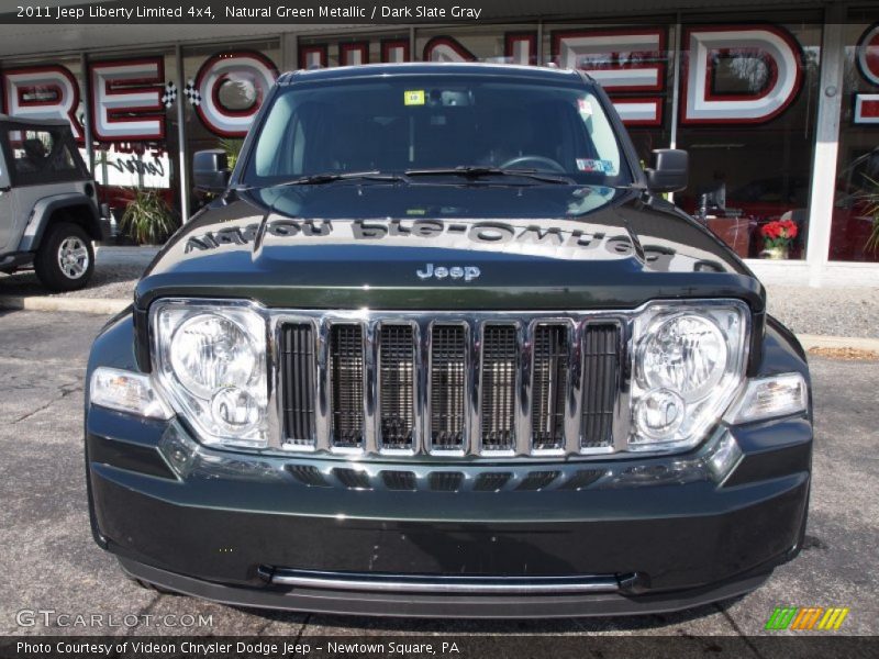Natural Green Metallic / Dark Slate Gray 2011 Jeep Liberty Limited 4x4