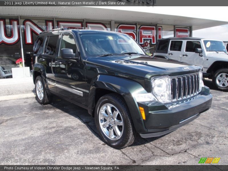 Natural Green Metallic / Dark Slate Gray 2011 Jeep Liberty Limited 4x4