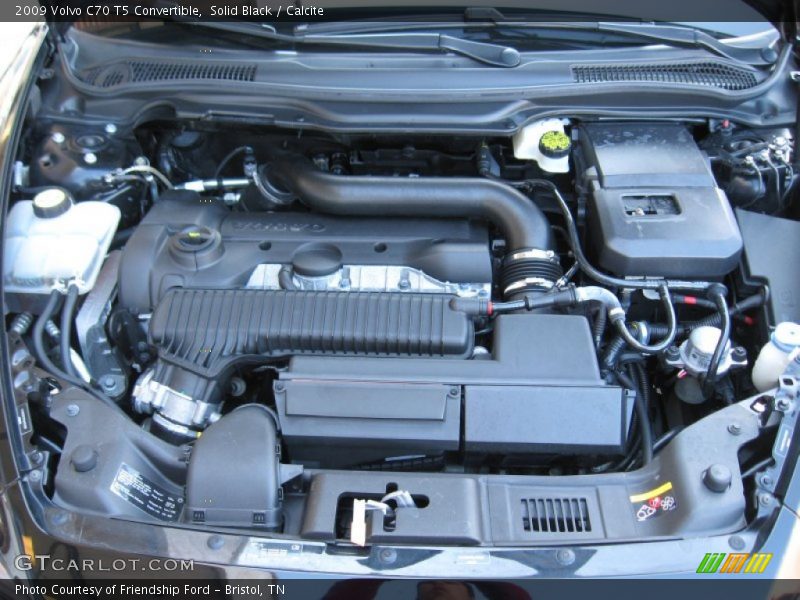 Solid Black / Calcite 2009 Volvo C70 T5 Convertible