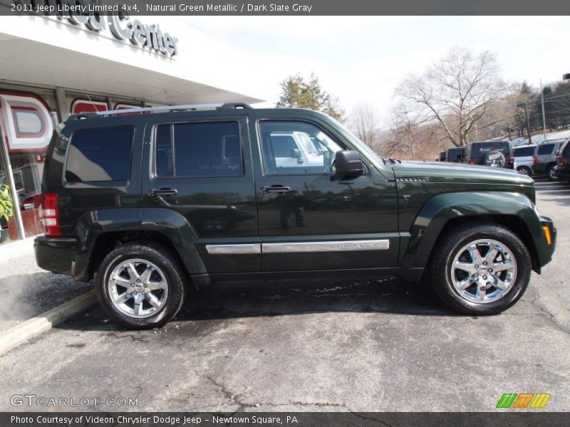 Natural Green Metallic / Dark Slate Gray 2011 Jeep Liberty Limited 4x4