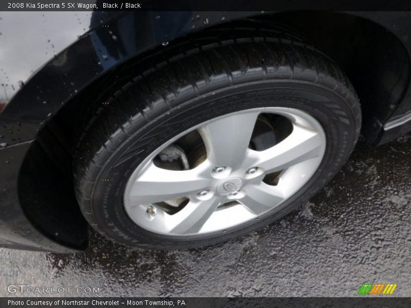 Black / Black 2008 Kia Spectra 5 SX Wagon