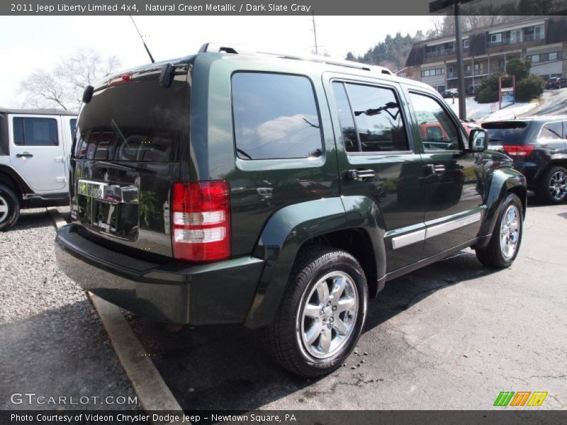 Natural Green Metallic / Dark Slate Gray 2011 Jeep Liberty Limited 4x4