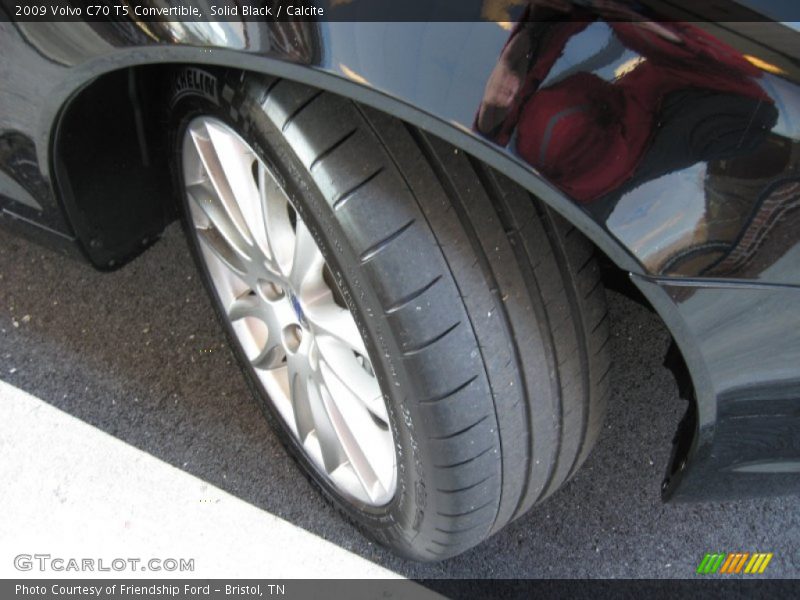 Solid Black / Calcite 2009 Volvo C70 T5 Convertible