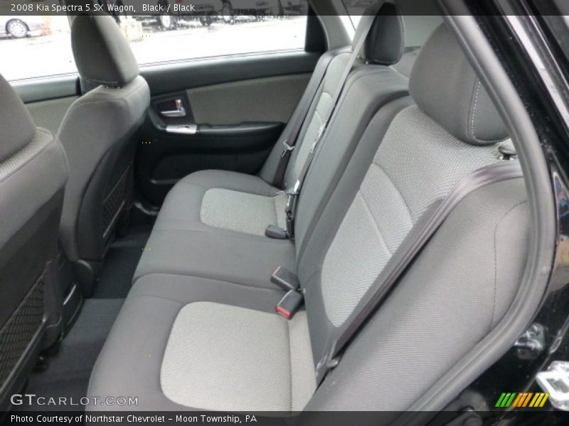 Black / Black 2008 Kia Spectra 5 SX Wagon