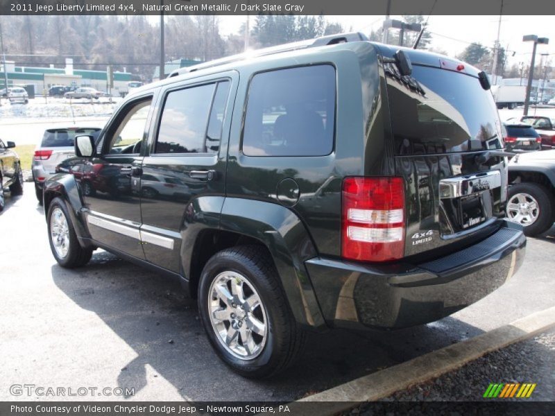 Natural Green Metallic / Dark Slate Gray 2011 Jeep Liberty Limited 4x4