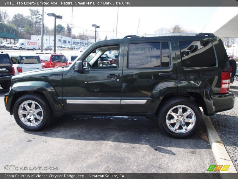 Natural Green Metallic / Dark Slate Gray 2011 Jeep Liberty Limited 4x4