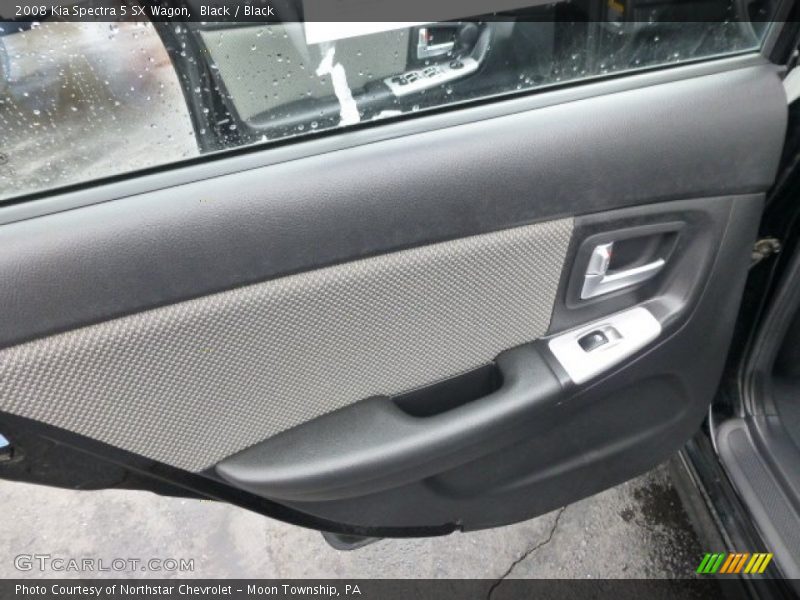 Black / Black 2008 Kia Spectra 5 SX Wagon