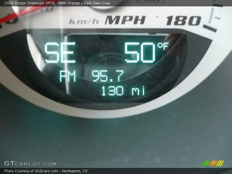 HEMI Orange / Dark Slate Gray 2009 Dodge Challenger SRT8