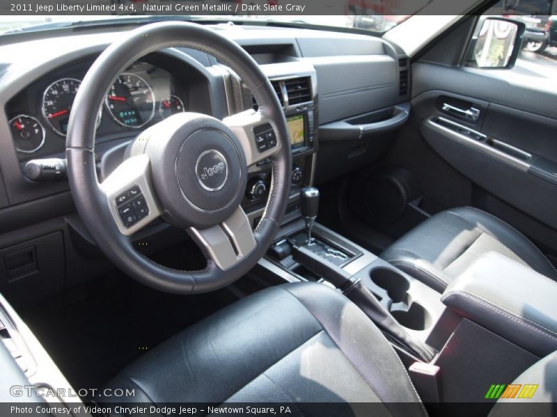 Natural Green Metallic / Dark Slate Gray 2011 Jeep Liberty Limited 4x4