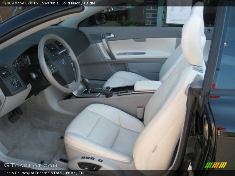 Solid Black / Calcite 2009 Volvo C70 T5 Convertible