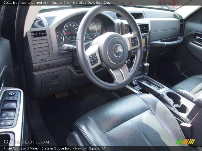 Natural Green Metallic / Dark Slate Gray 2011 Jeep Liberty Limited 4x4