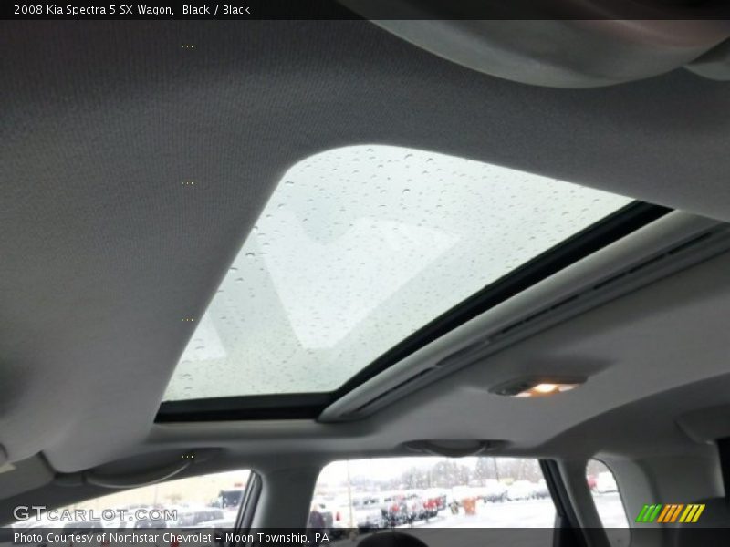 Black / Black 2008 Kia Spectra 5 SX Wagon