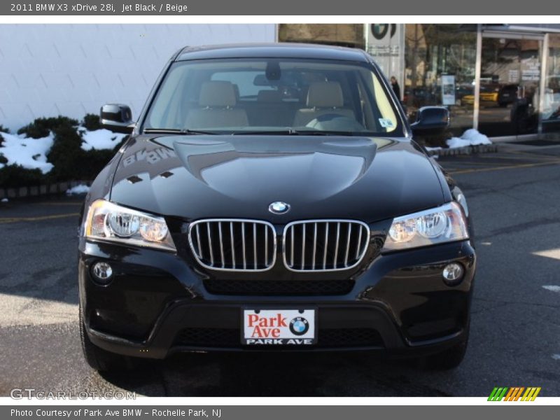 Jet Black / Beige 2011 BMW X3 xDrive 28i