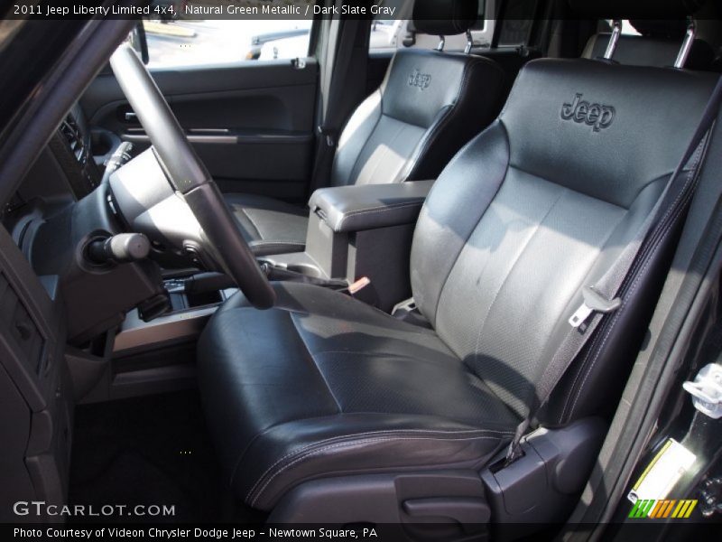 Natural Green Metallic / Dark Slate Gray 2011 Jeep Liberty Limited 4x4