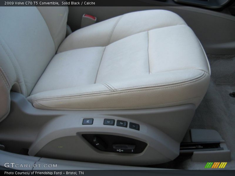 Solid Black / Calcite 2009 Volvo C70 T5 Convertible