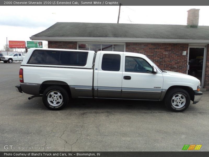 Summit White / Graphite 2000 Chevrolet Silverado 1500 LS Extended Cab
