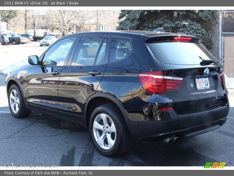 Jet Black / Beige 2011 BMW X3 xDrive 28i