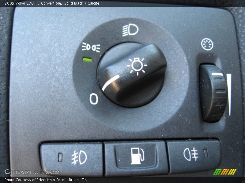 Solid Black / Calcite 2009 Volvo C70 T5 Convertible