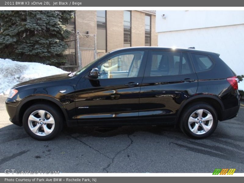 Jet Black / Beige 2011 BMW X3 xDrive 28i