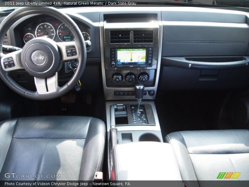 Natural Green Metallic / Dark Slate Gray 2011 Jeep Liberty Limited 4x4