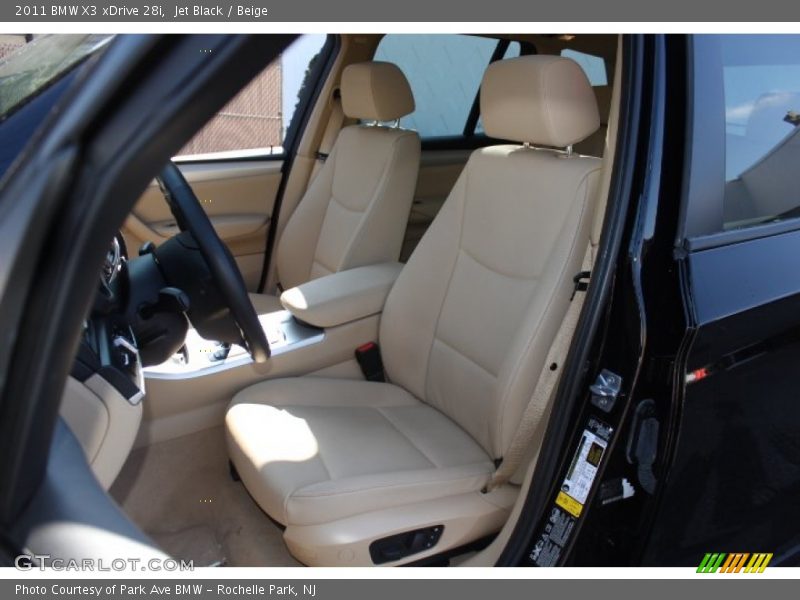 Jet Black / Beige 2011 BMW X3 xDrive 28i