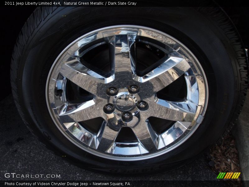Natural Green Metallic / Dark Slate Gray 2011 Jeep Liberty Limited 4x4