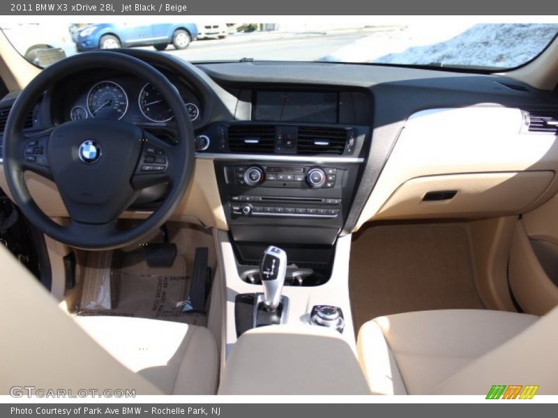 Jet Black / Beige 2011 BMW X3 xDrive 28i