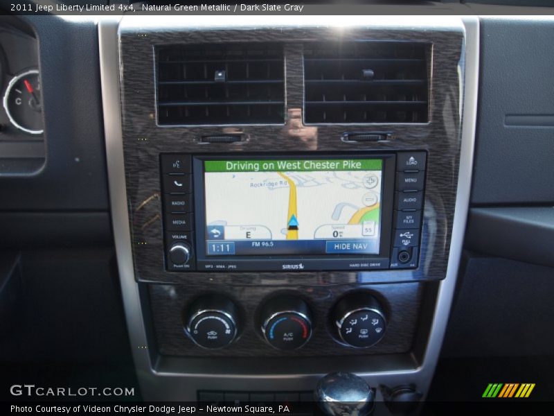 Natural Green Metallic / Dark Slate Gray 2011 Jeep Liberty Limited 4x4