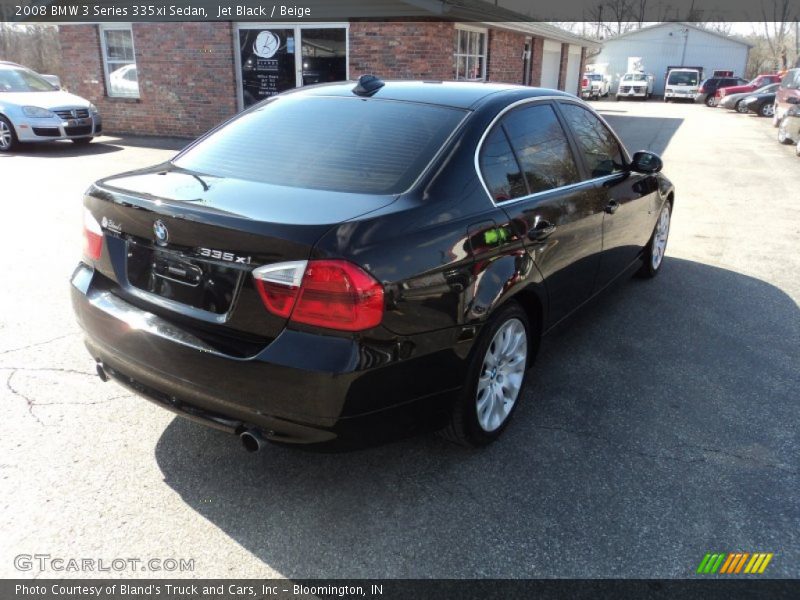 Jet Black / Beige 2008 BMW 3 Series 335xi Sedan