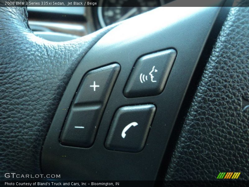 Jet Black / Beige 2008 BMW 3 Series 335xi Sedan
