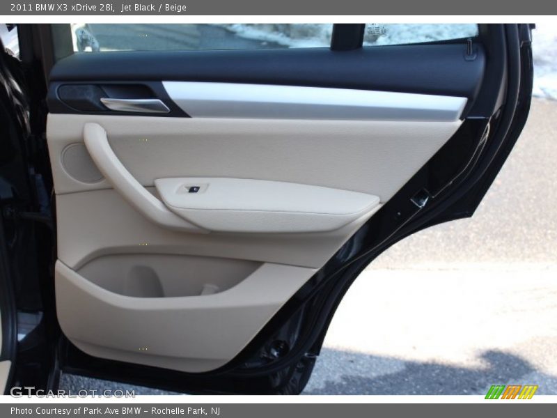 Jet Black / Beige 2011 BMW X3 xDrive 28i