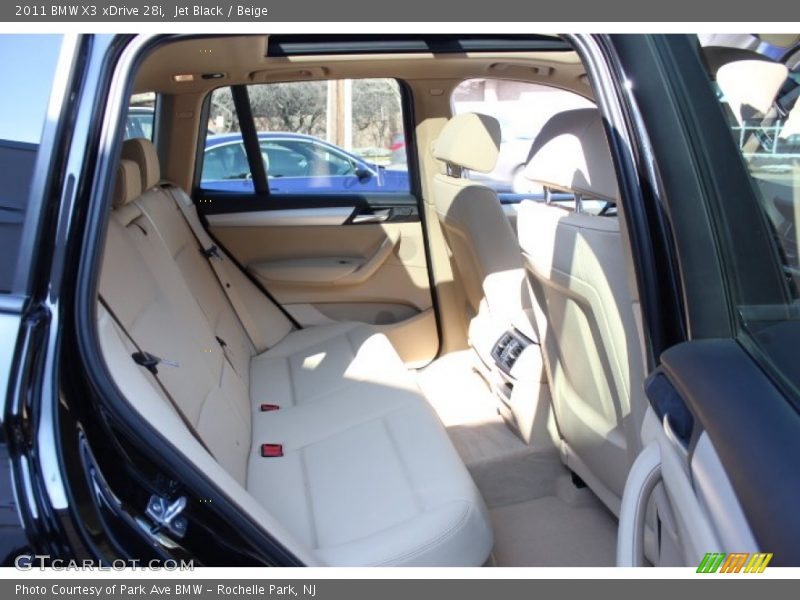 Jet Black / Beige 2011 BMW X3 xDrive 28i