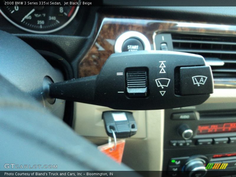 Jet Black / Beige 2008 BMW 3 Series 335xi Sedan