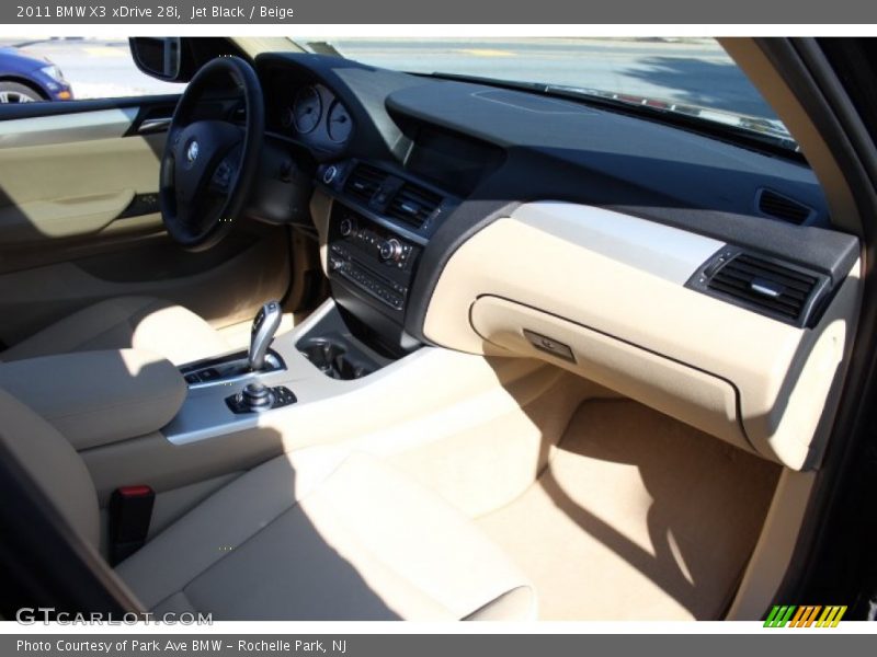 Jet Black / Beige 2011 BMW X3 xDrive 28i