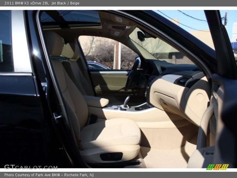 Jet Black / Beige 2011 BMW X3 xDrive 28i