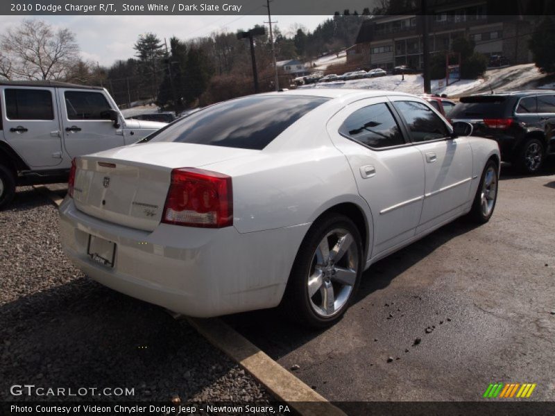 Stone White / Dark Slate Gray 2010 Dodge Charger R/T