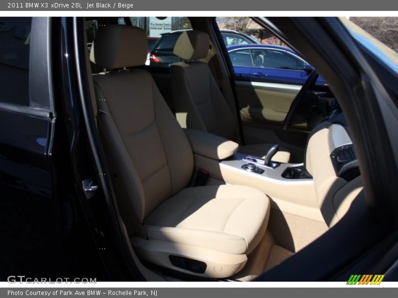 Jet Black / Beige 2011 BMW X3 xDrive 28i
