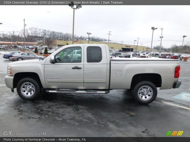  2009 Silverado 1500 LS Extended Cab Silver Birch Metallic