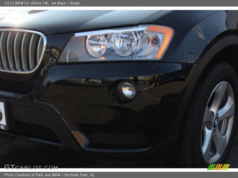 Jet Black / Beige 2011 BMW X3 xDrive 28i