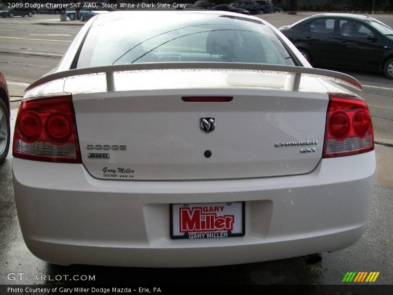 Stone White / Dark Slate Gray 2009 Dodge Charger SXT AWD