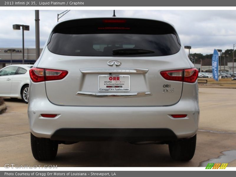 Liquid Platinum / Graphite 2013 Infiniti JX 35