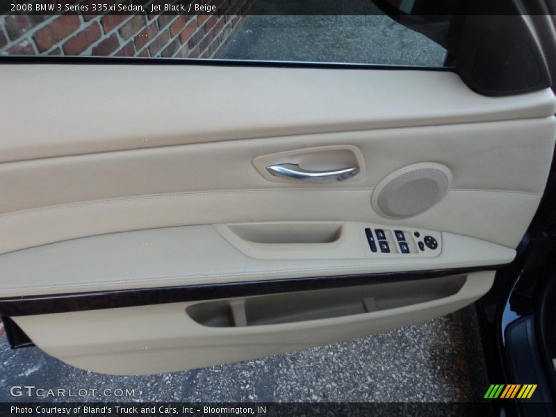 Jet Black / Beige 2008 BMW 3 Series 335xi Sedan