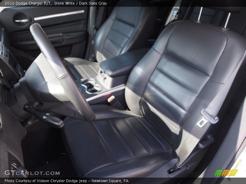 Stone White / Dark Slate Gray 2010 Dodge Charger R/T
