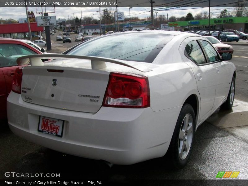 Stone White / Dark Slate Gray 2009 Dodge Charger SXT AWD