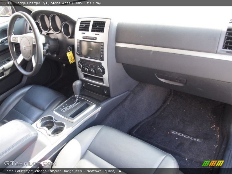 Stone White / Dark Slate Gray 2010 Dodge Charger R/T