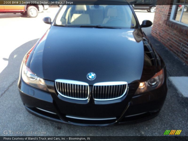Jet Black / Beige 2008 BMW 3 Series 335xi Sedan