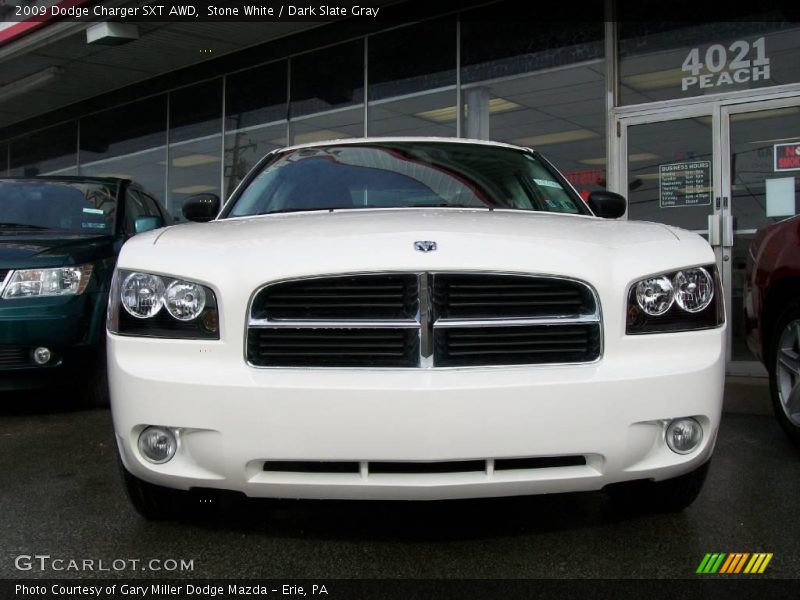 Stone White / Dark Slate Gray 2009 Dodge Charger SXT AWD