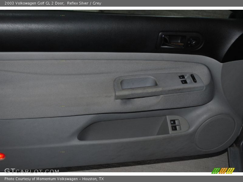Reflex Silver / Grey 2003 Volkswagen Golf GL 2 Door